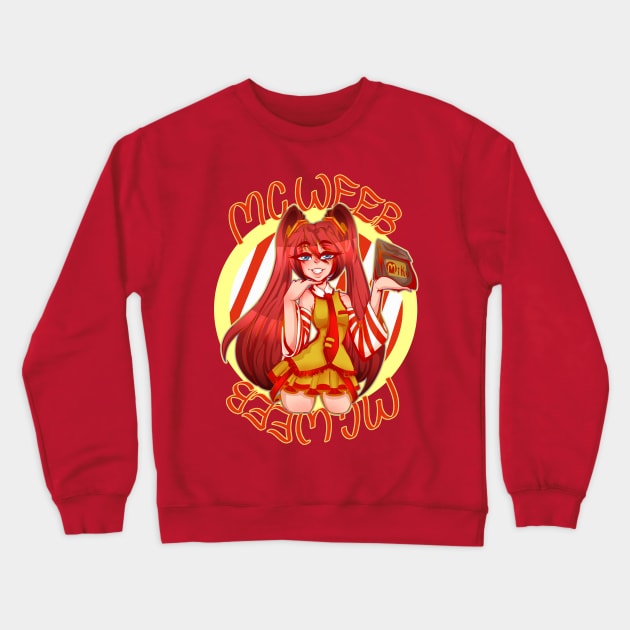 McWeeb Crewneck Sweatshirt by danksheep